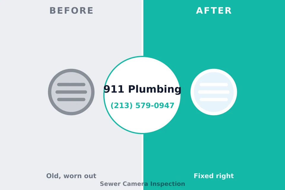 Before and after: plumbing company Albers, IL